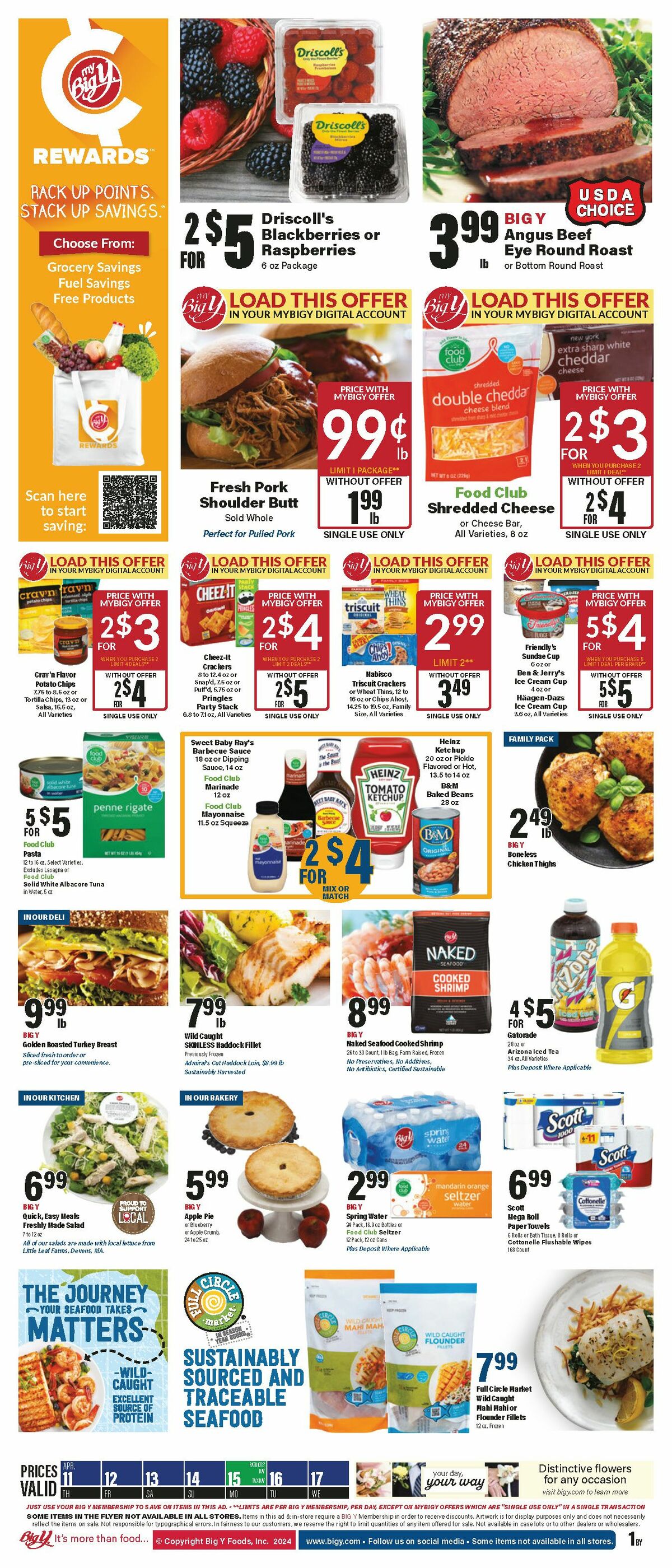 Big Y Weekly Ad from April 11