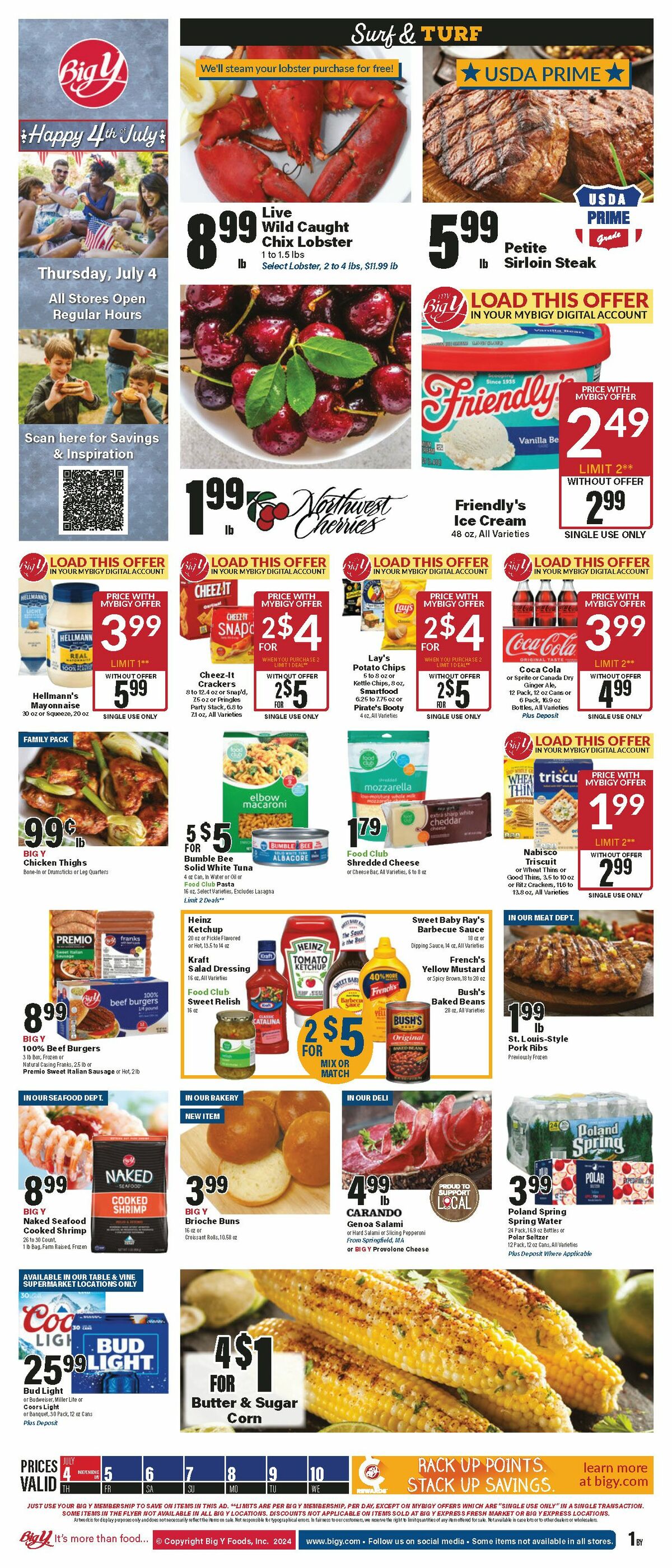 Big Y Weekly Ad from July 4