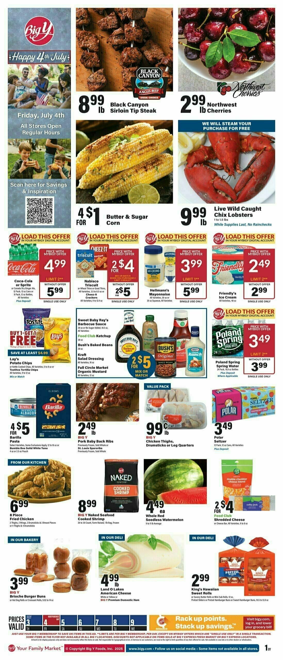 Big Y Weekly Ad from July 3