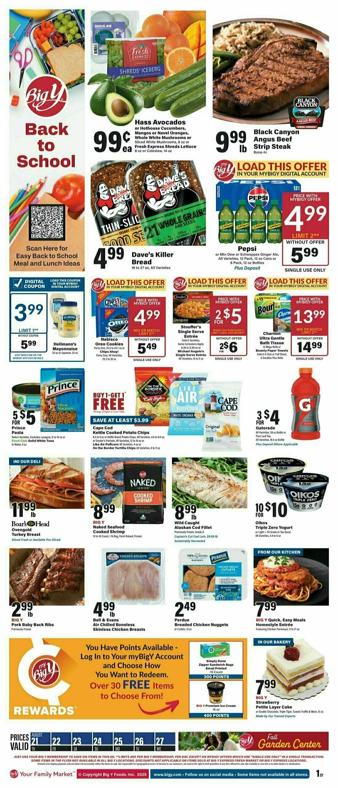 Big Y Weekly Ad from August 21