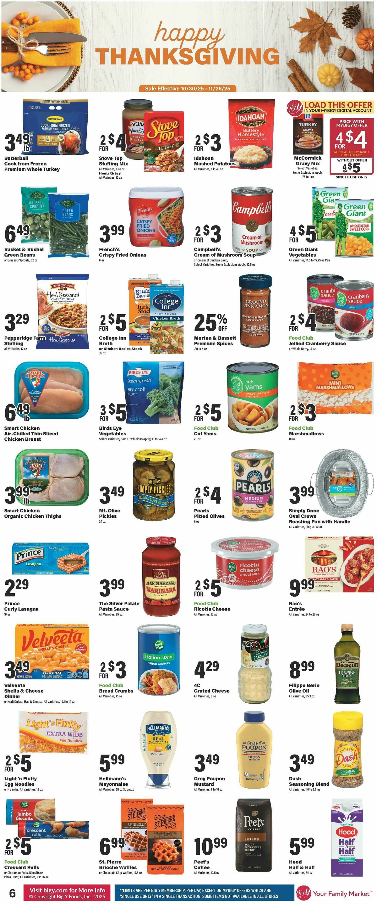 Big Y Weekly Ad from October 30