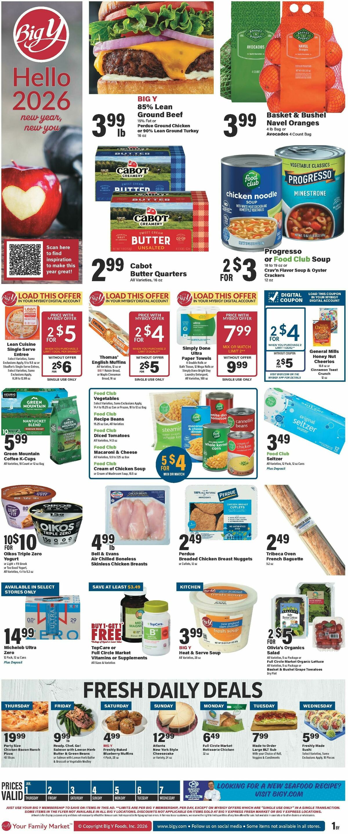 Big Y Weekly Ad from January 1
