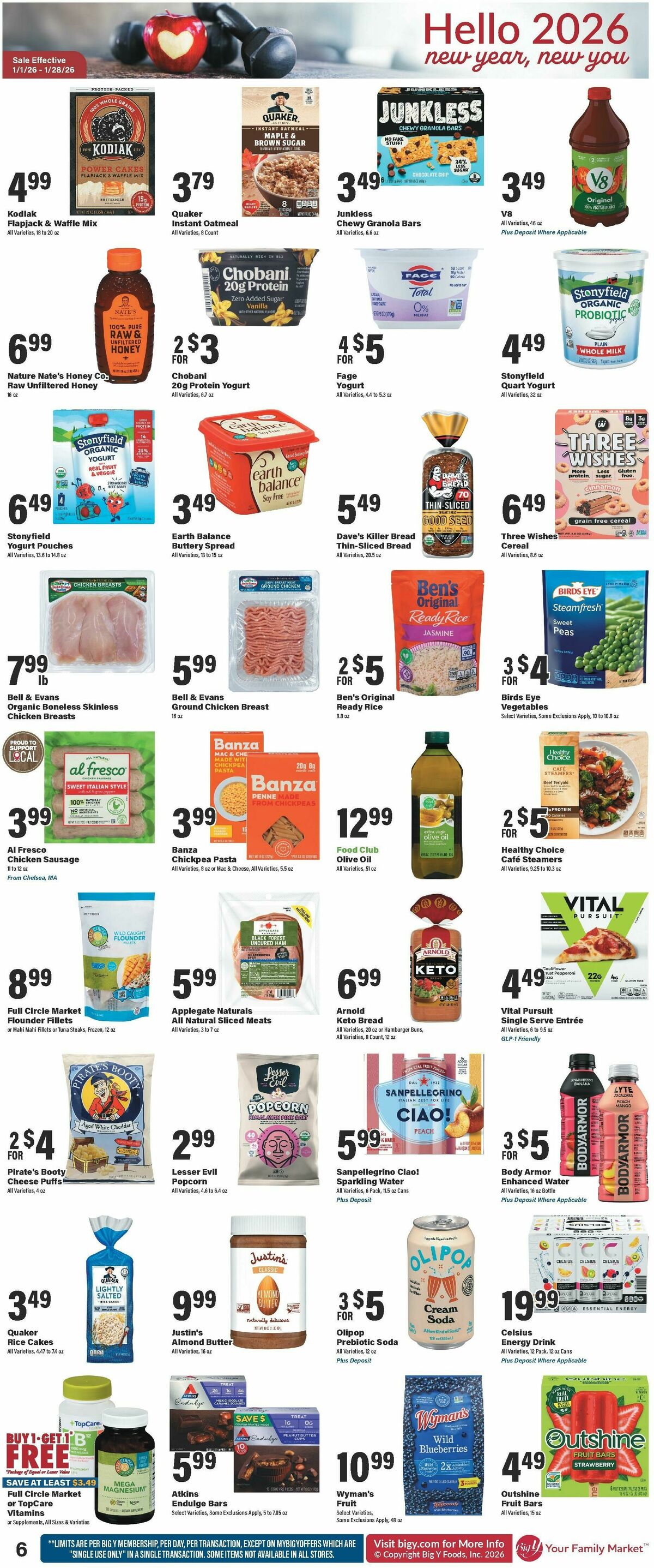 Big Y Weekly Ad from January 1