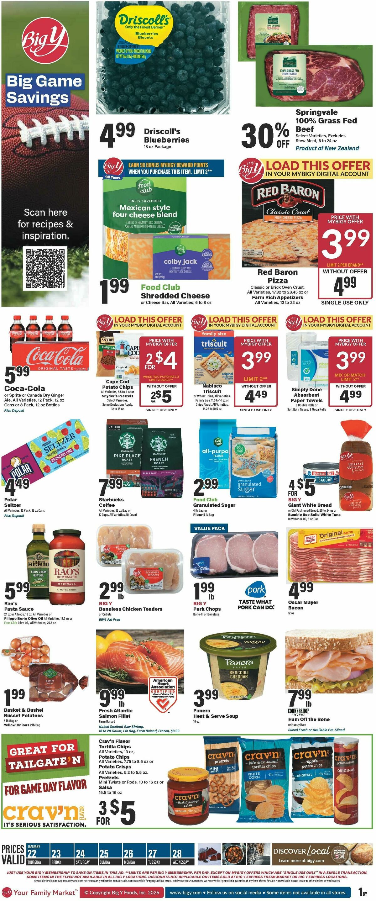 Big Y Weekly Ad from January 22