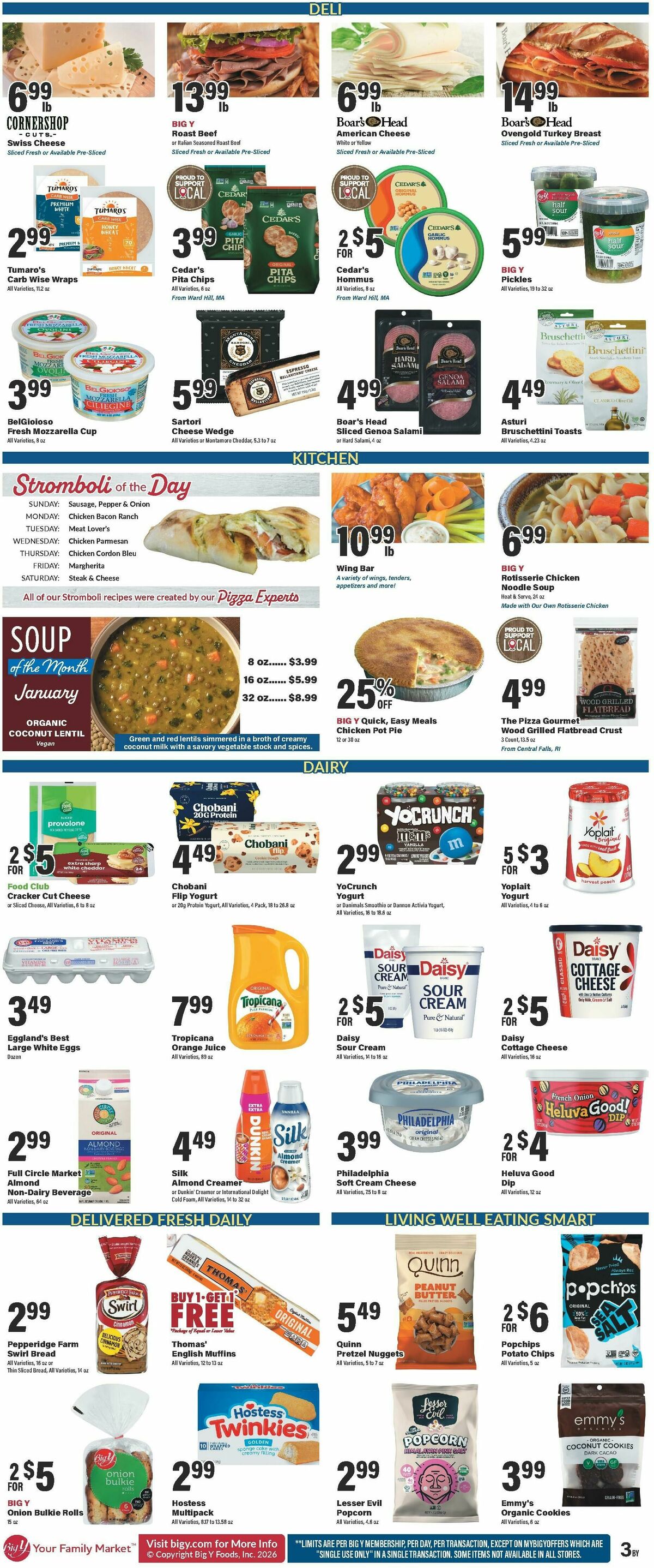 Big Y Weekly Ad from January 22