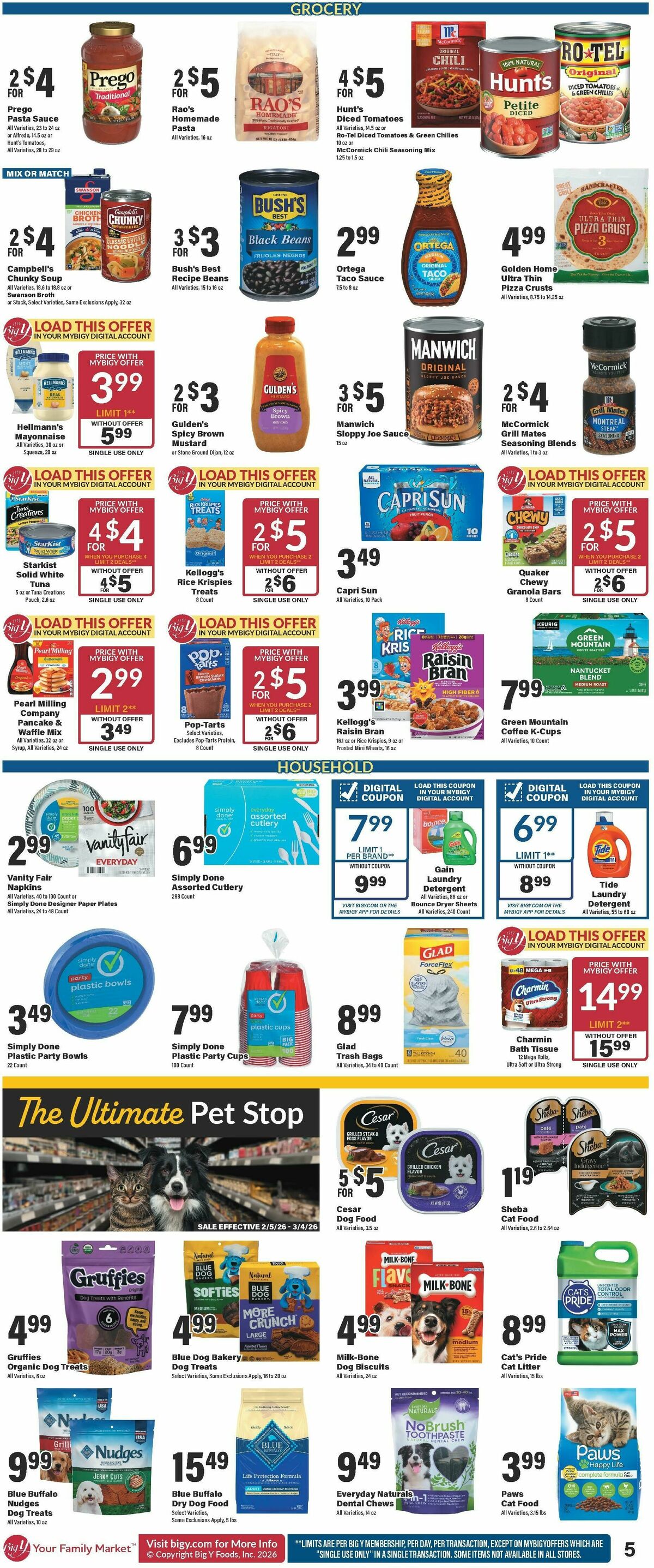 Big Y Weekly Ad from February 5