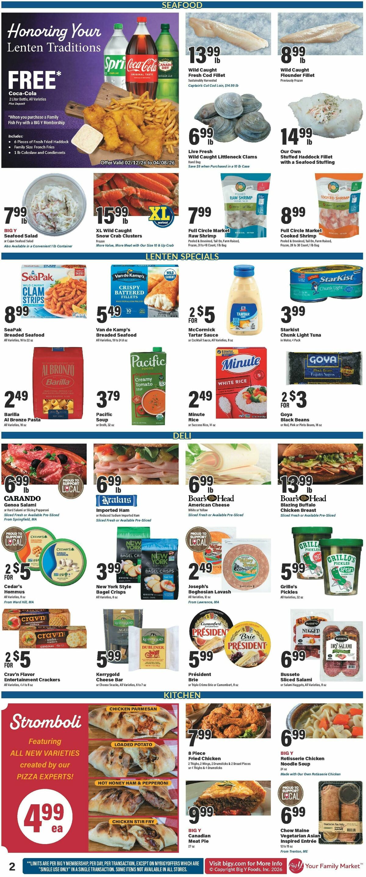 Big Y Weekly Ad from February 19