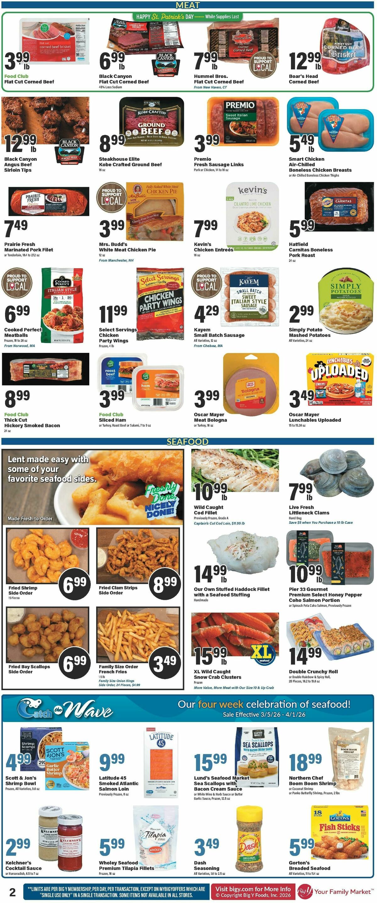 Big Y Weekly Ad from March 5