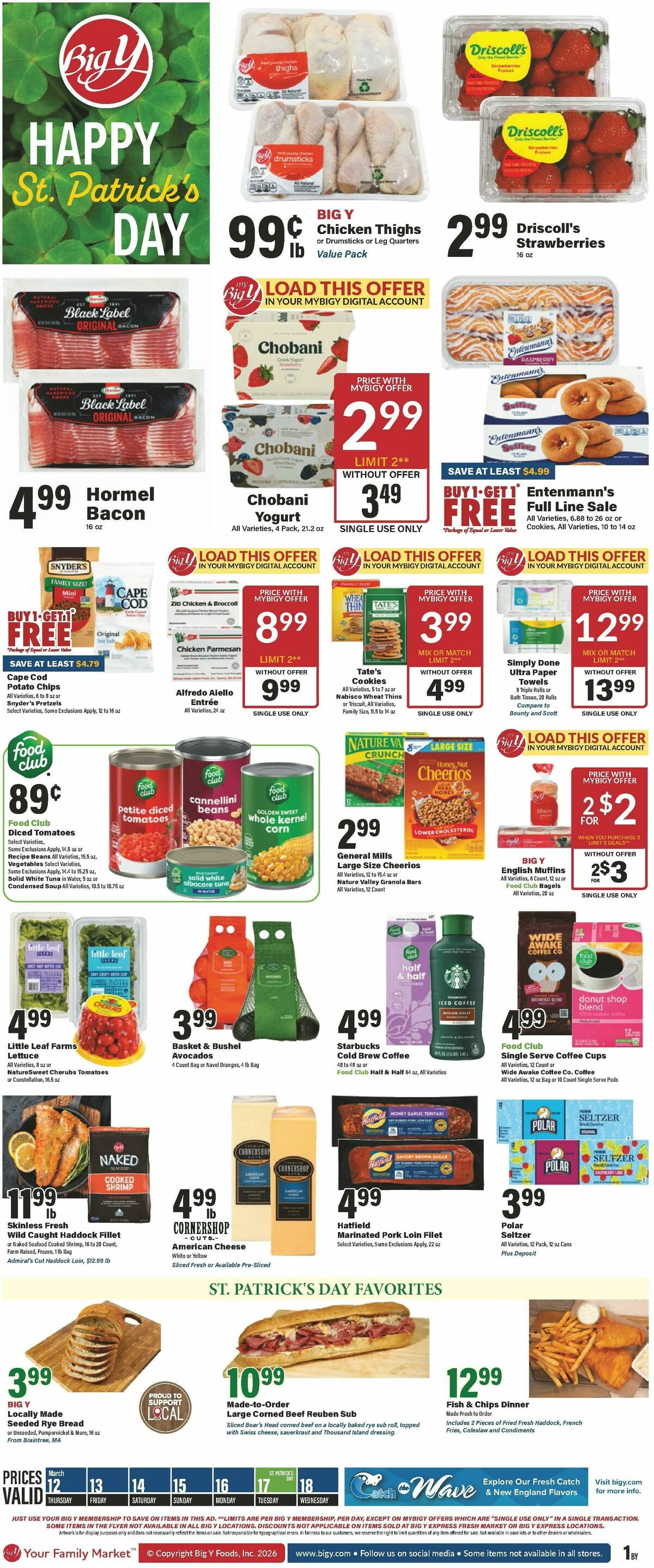 Big Y Weekly Ad from March 12