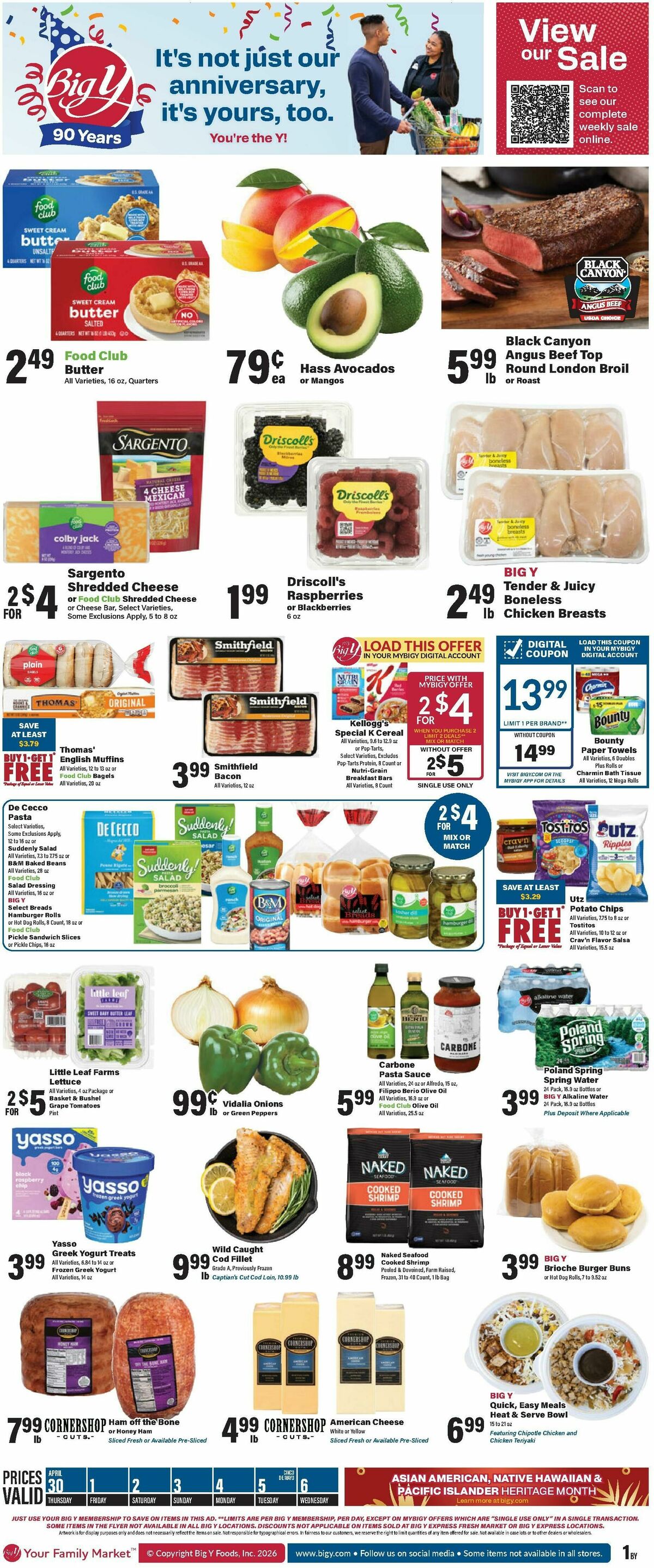 Big Y Weekly Ad from April 30
