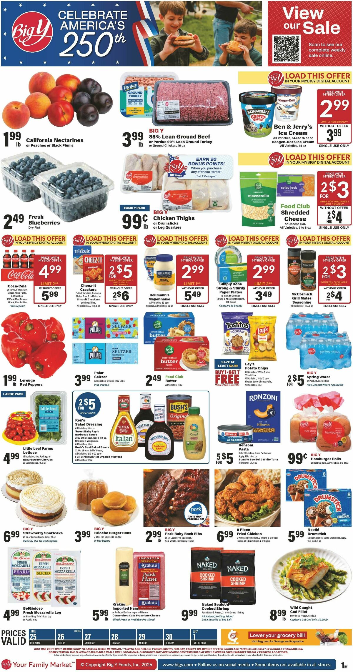 Big Y Weekly Ad from June 25