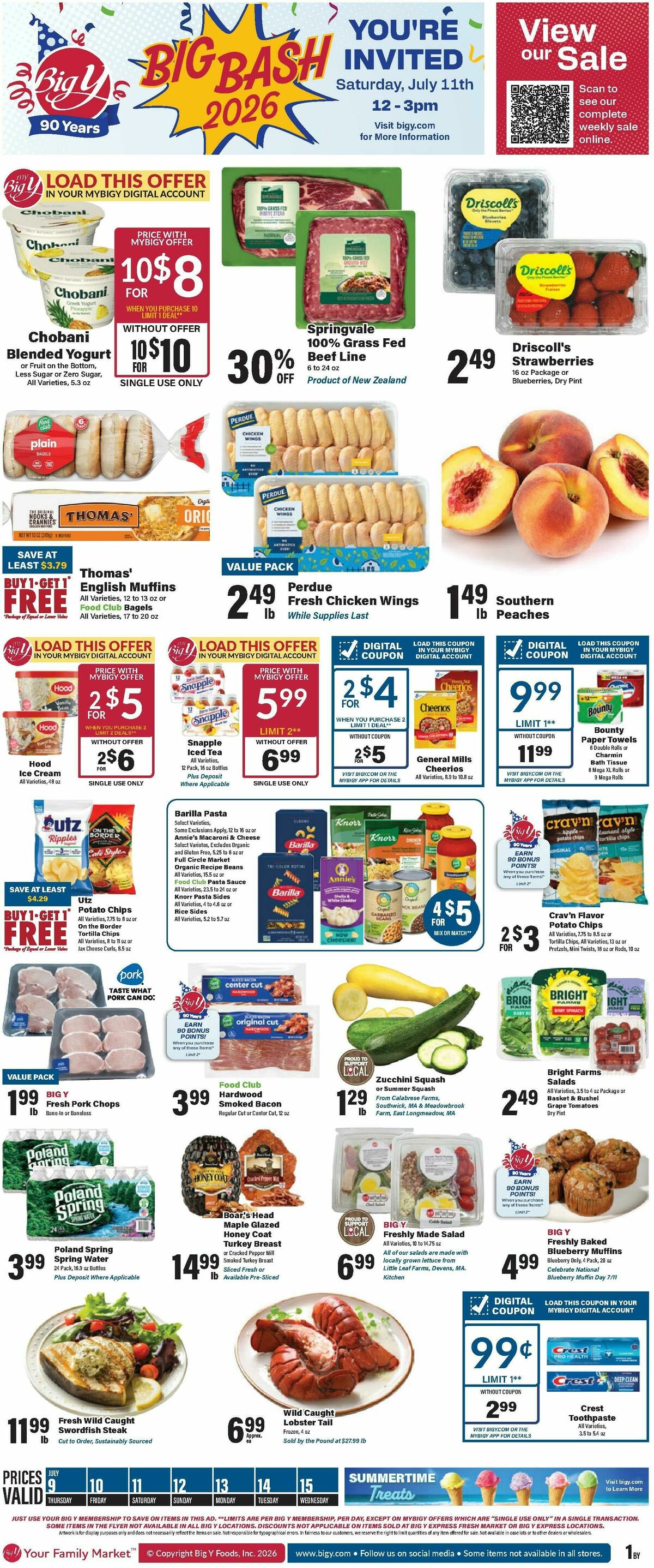 Big Y Weekly Ad from July 9