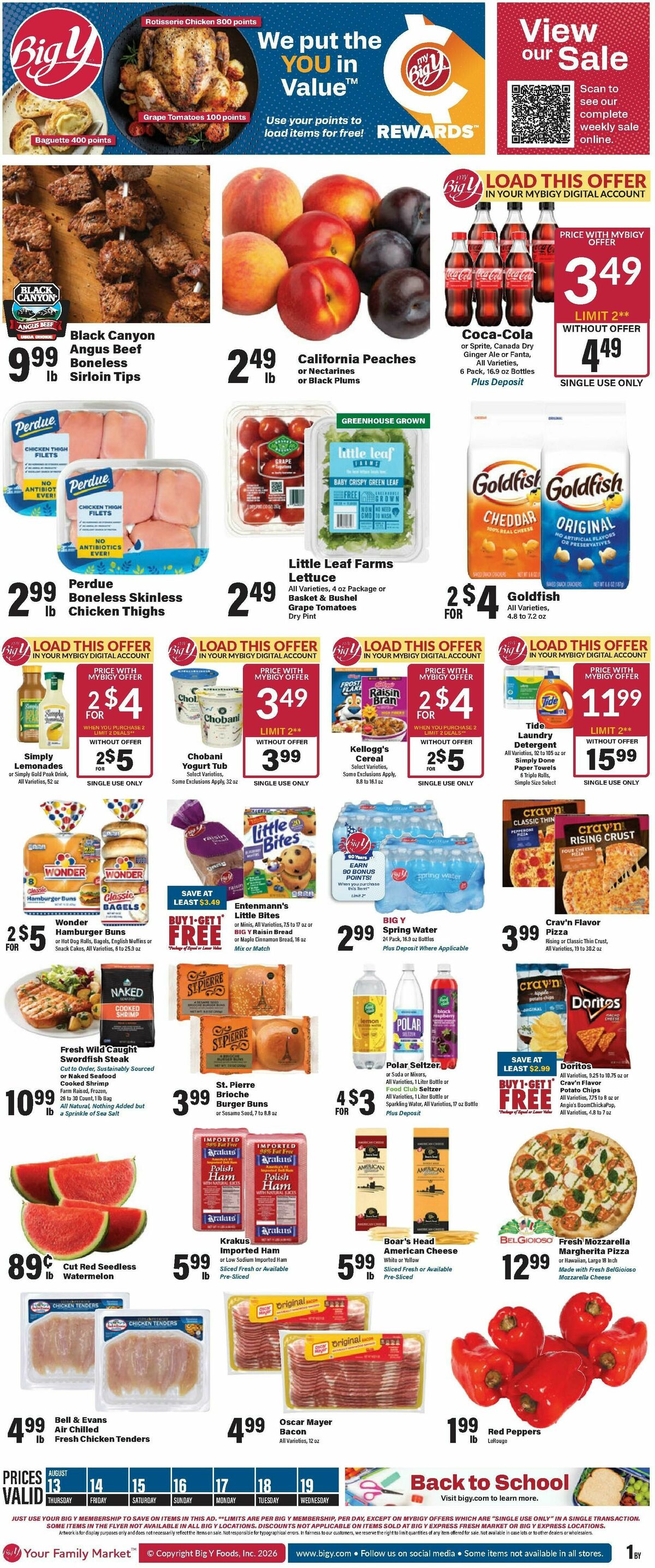 Big Y Weekly Ad from August 13