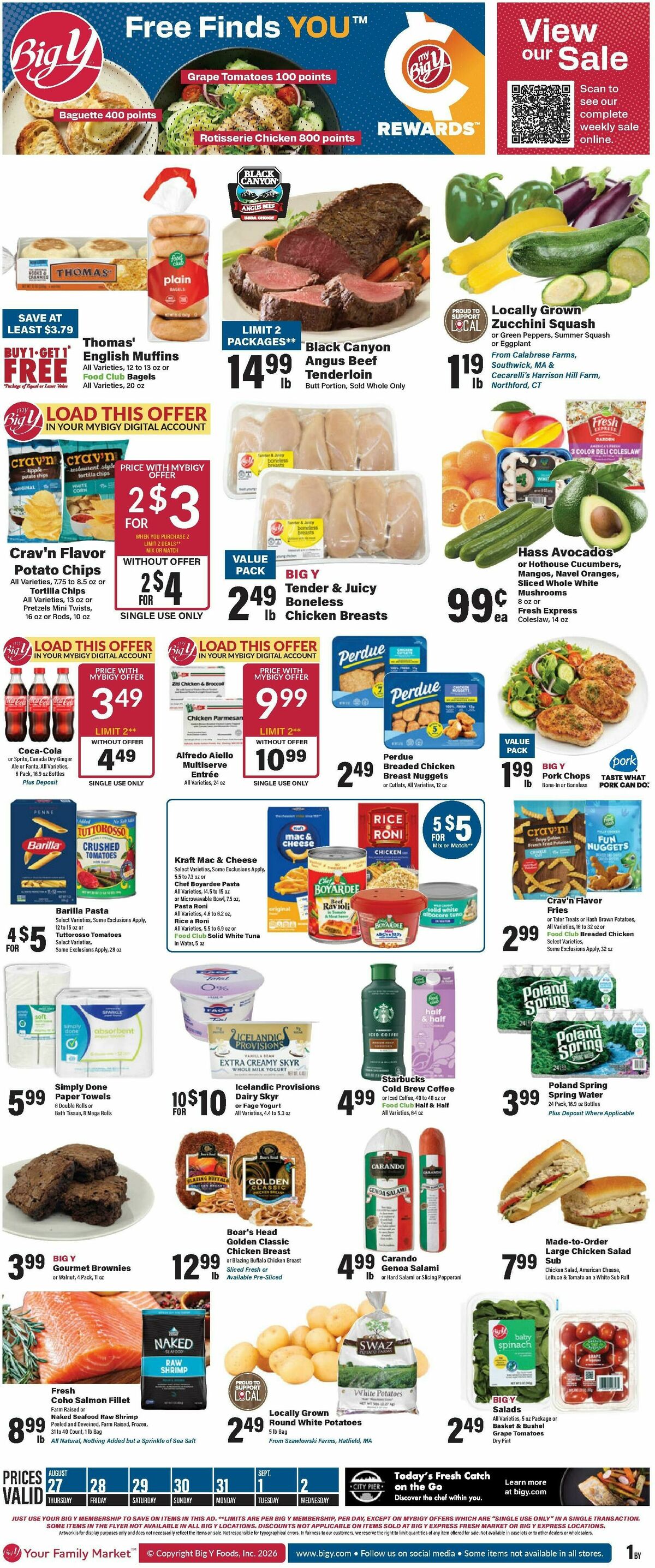 Big Y Weekly Ad from August 27