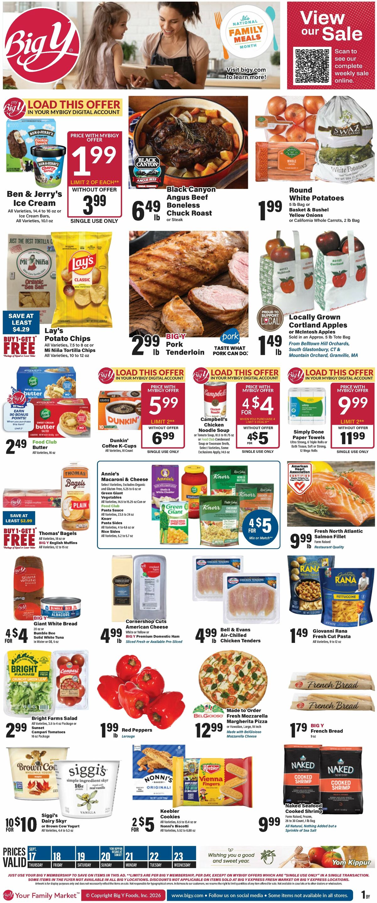Big Y Weekly Ad from September 17