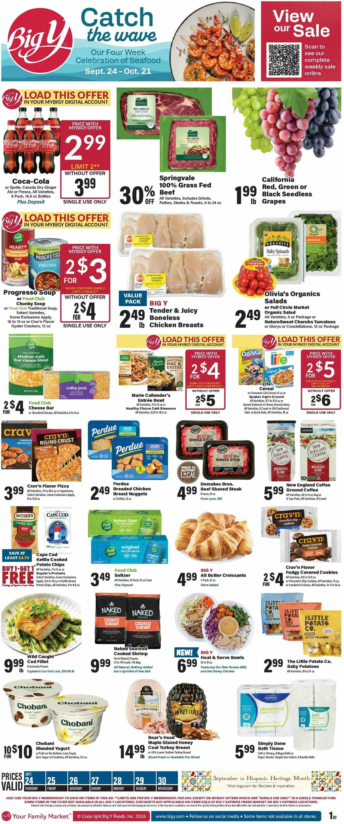 Big Y Weekly Ad from September 24