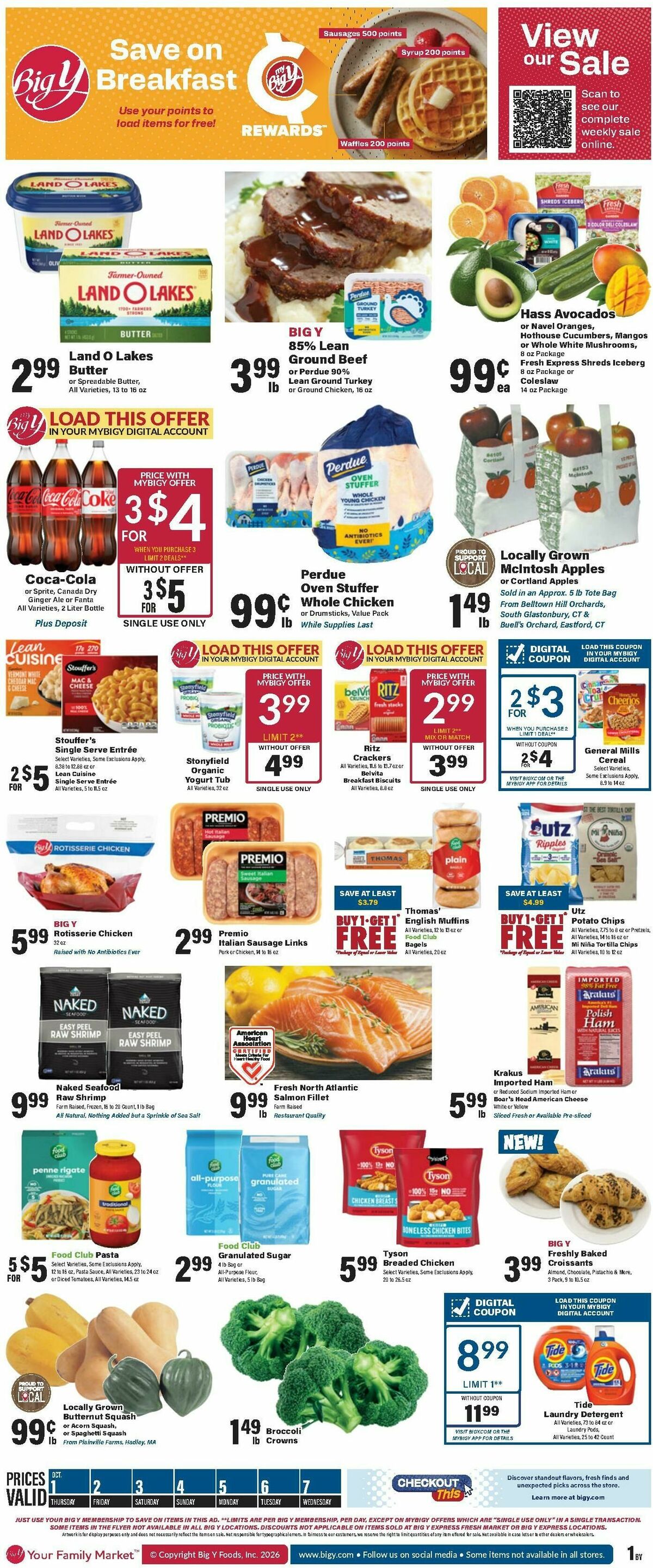 Big Y Weekly Ad from October 1