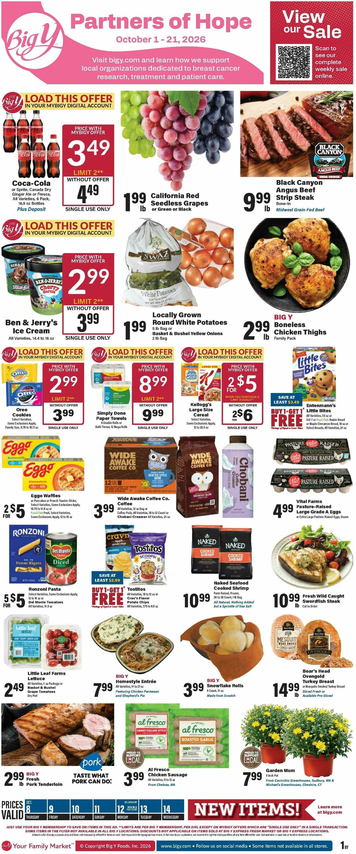 Big Y Weekly Ad from October 8