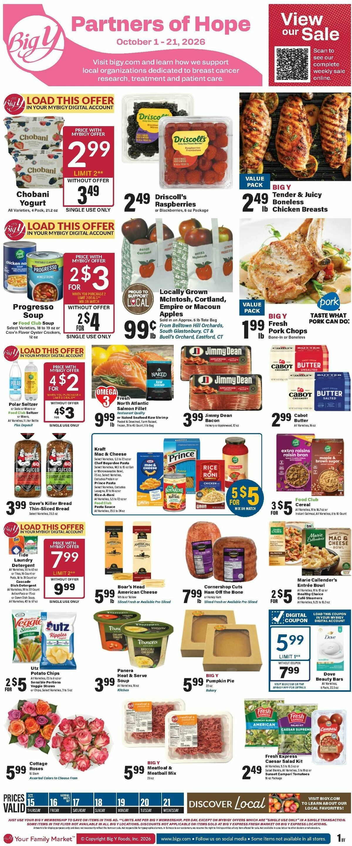 Big Y Weekly Ad from October 15