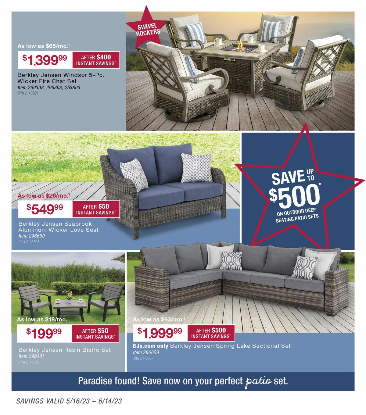 BJ's Wholesale Club Weekly Ad from May 16
