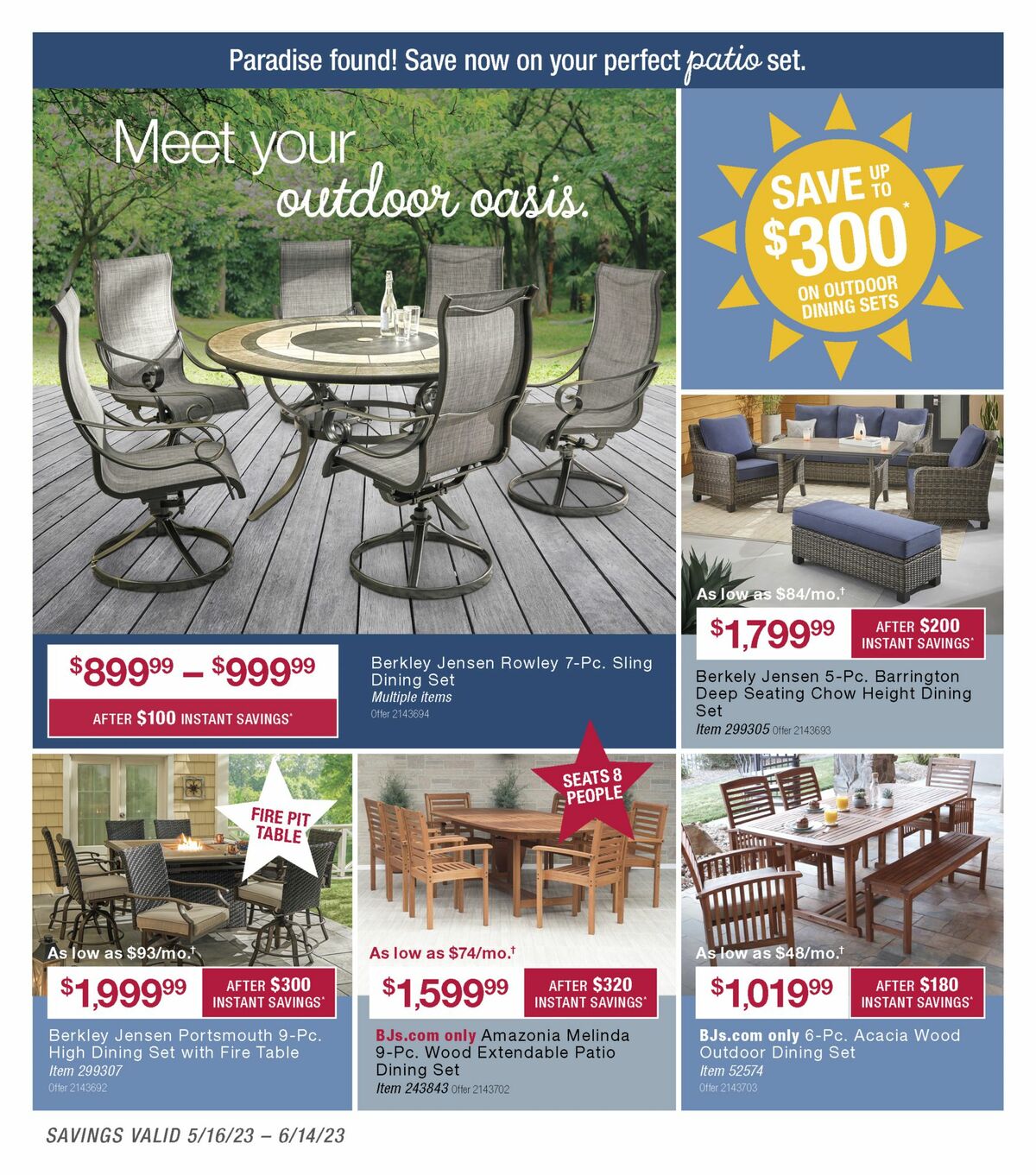 BJ's Wholesale Club Weekly Ad from May 16