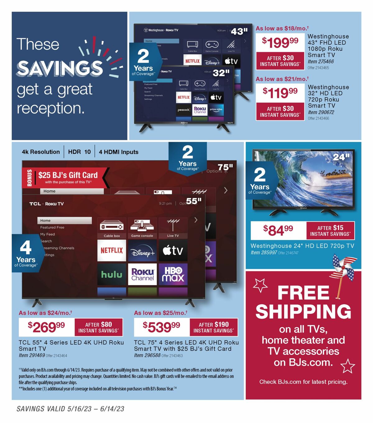 BJ's Wholesale Club Weekly Ad from May 16