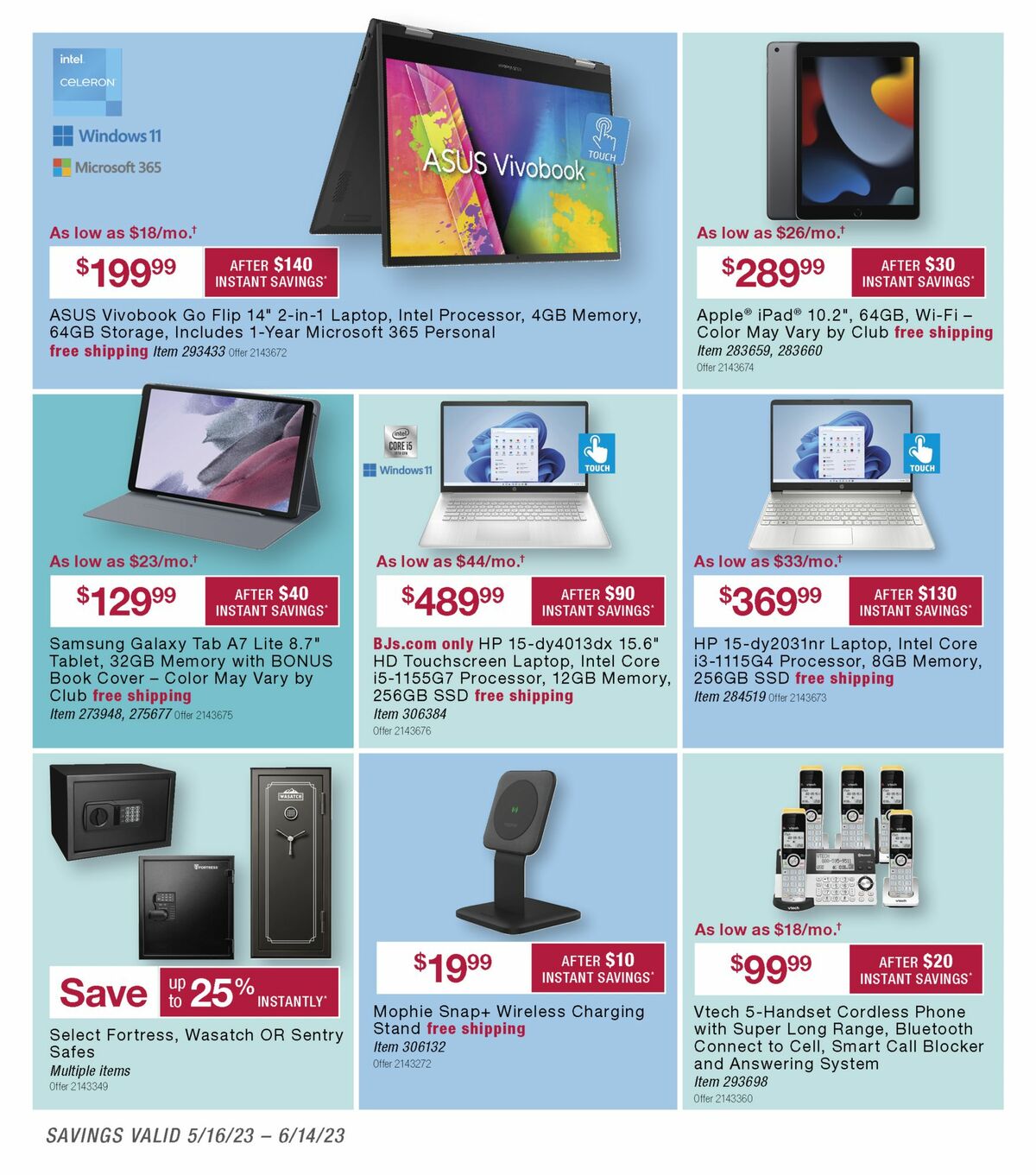 BJ's Wholesale Club Weekly Ad from May 16