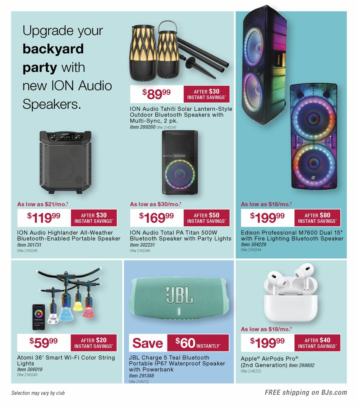 BJ's Wholesale Club Weekly Ad from May 16