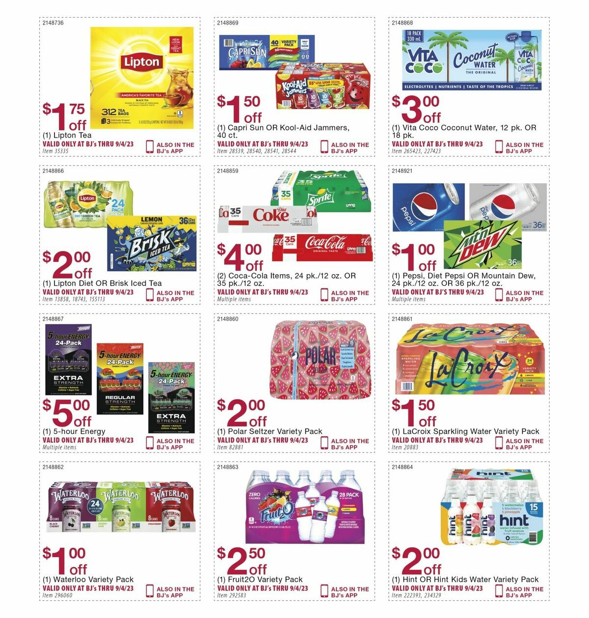 BJ's Wholesale Club Weekly Ad from August 10