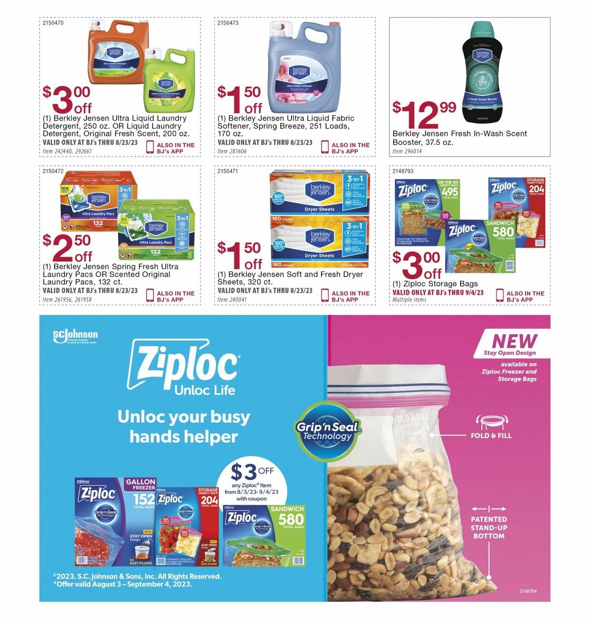 BJ's Wholesale Club Weekly Ad from August 10