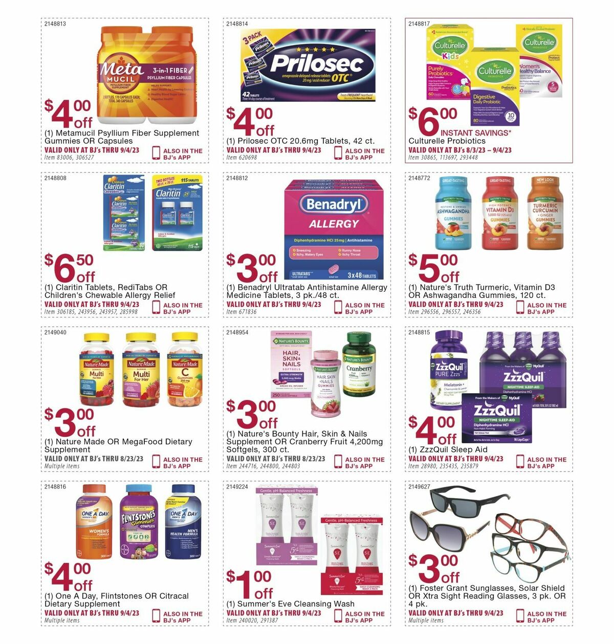 BJ's Wholesale Club Weekly Ad from August 10