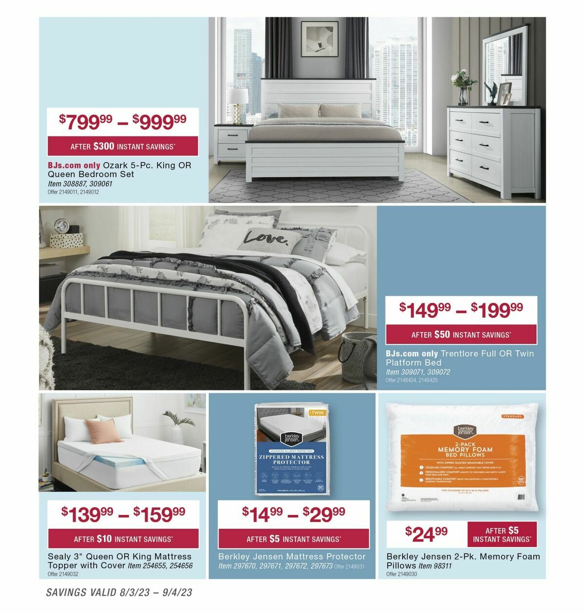 BJ's Wholesale Club Weekly Ad from August 10