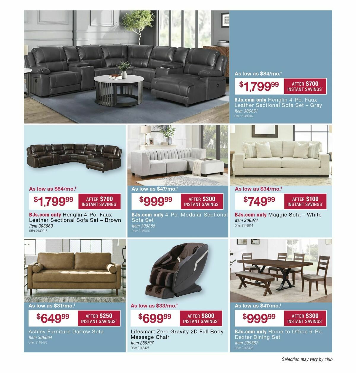 BJ's Wholesale Club Weekly Ad from August 10