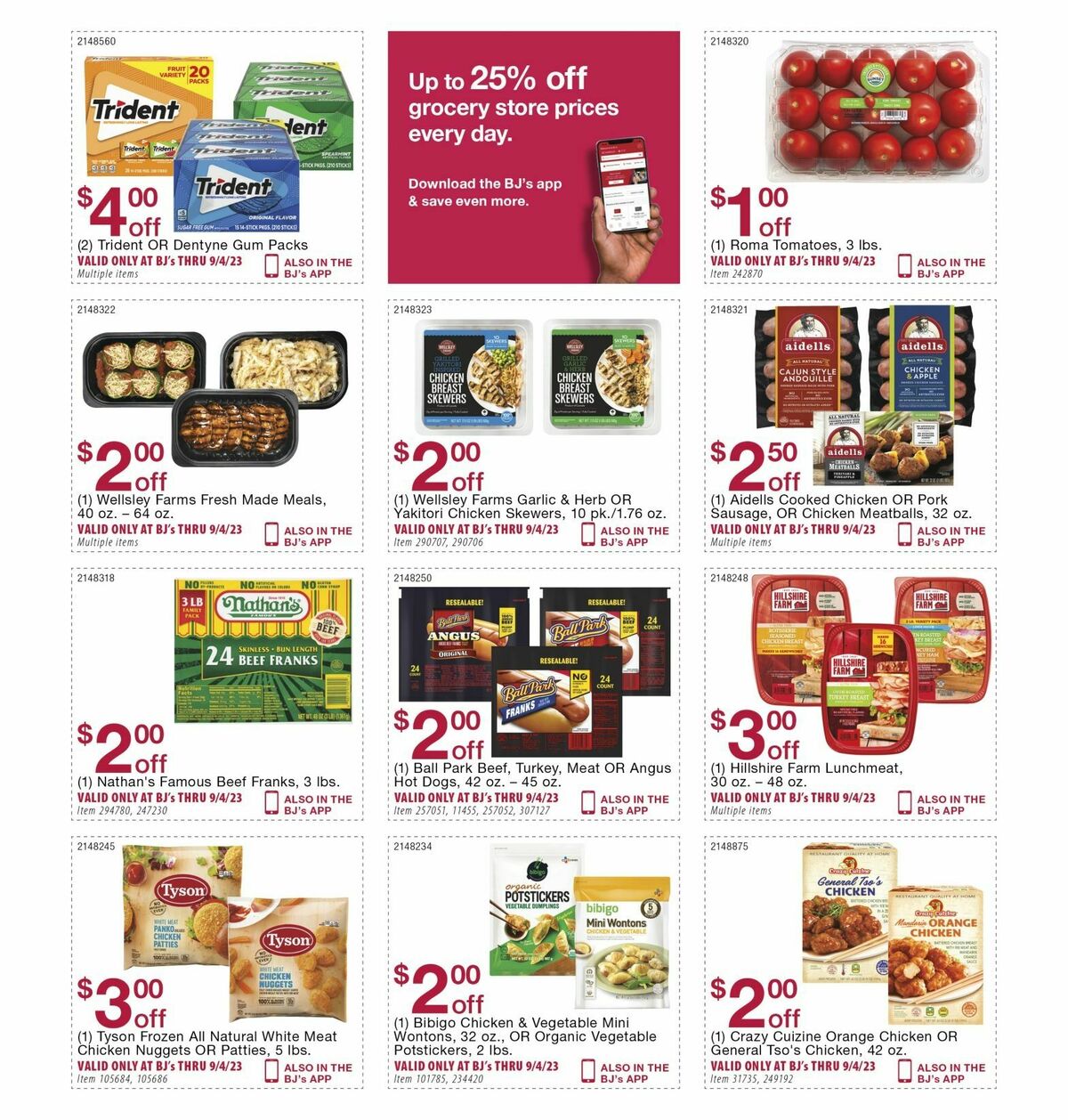 BJ's Wholesale Club Weekly Ad from August 10
