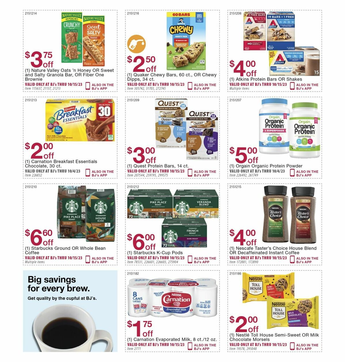 BJ's Wholesale Club Weekly Ad from September 25