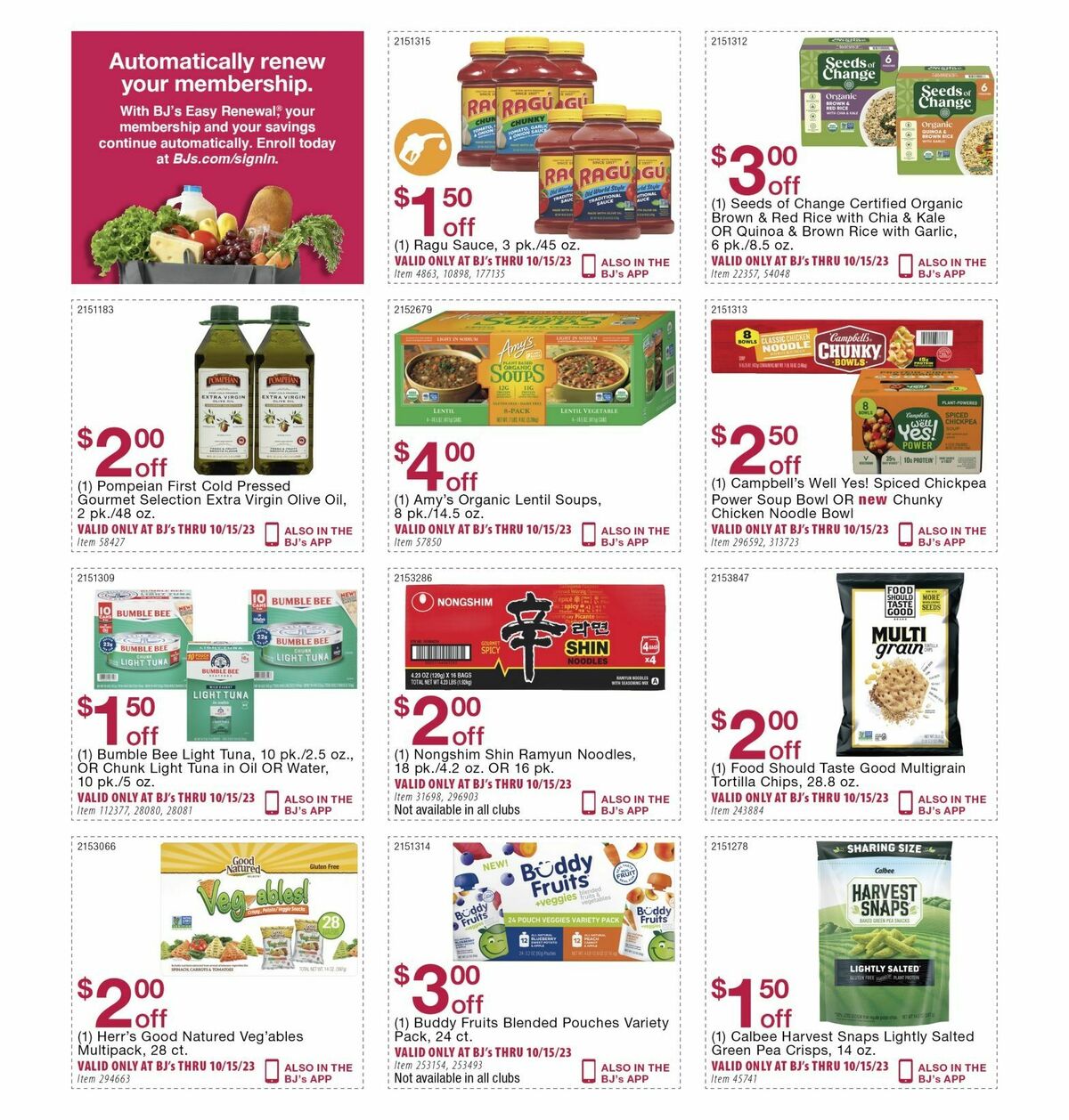 BJ's Wholesale Club Weekly Ad from September 25