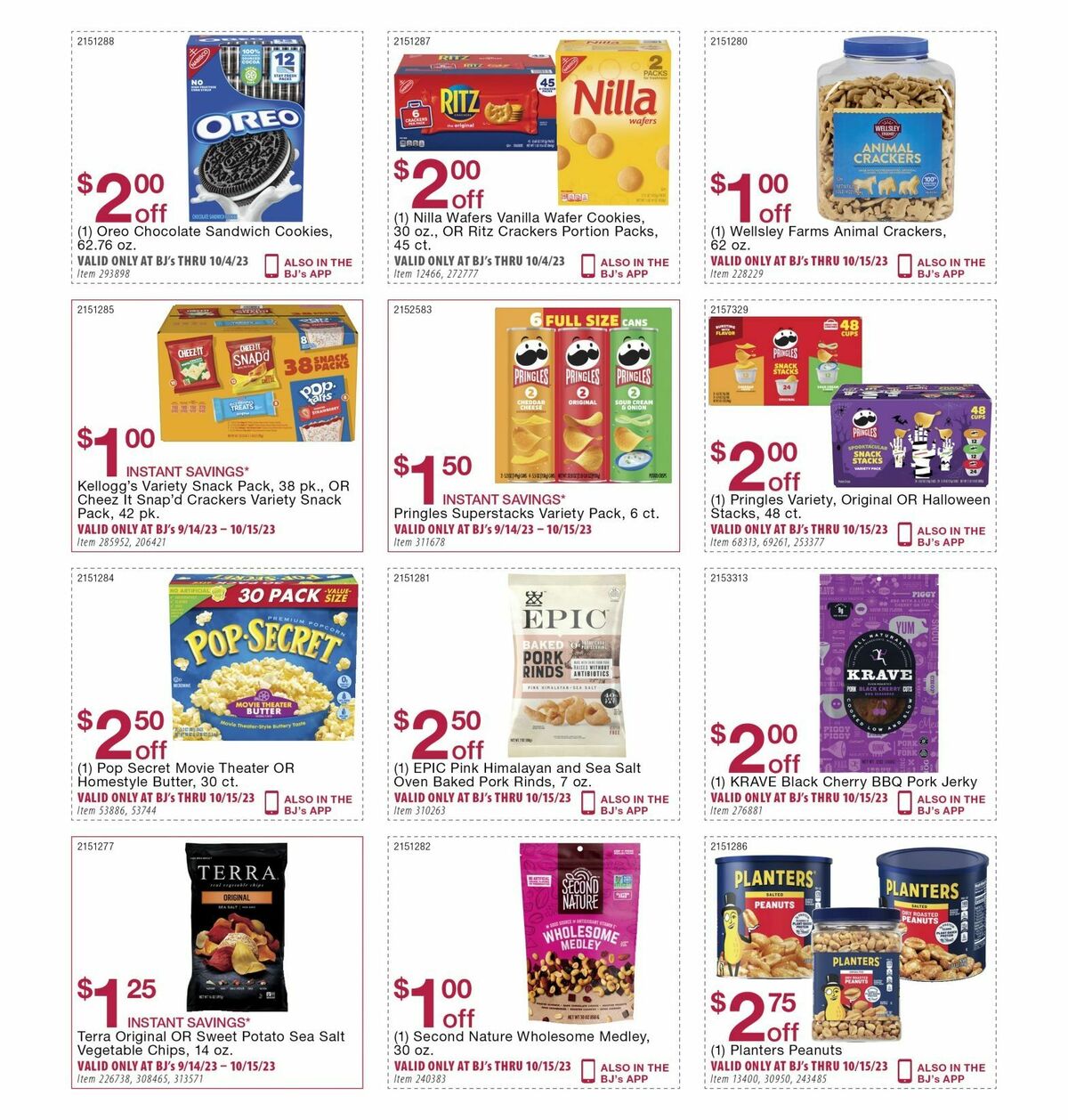 BJ's Wholesale Club Weekly Ad from September 25