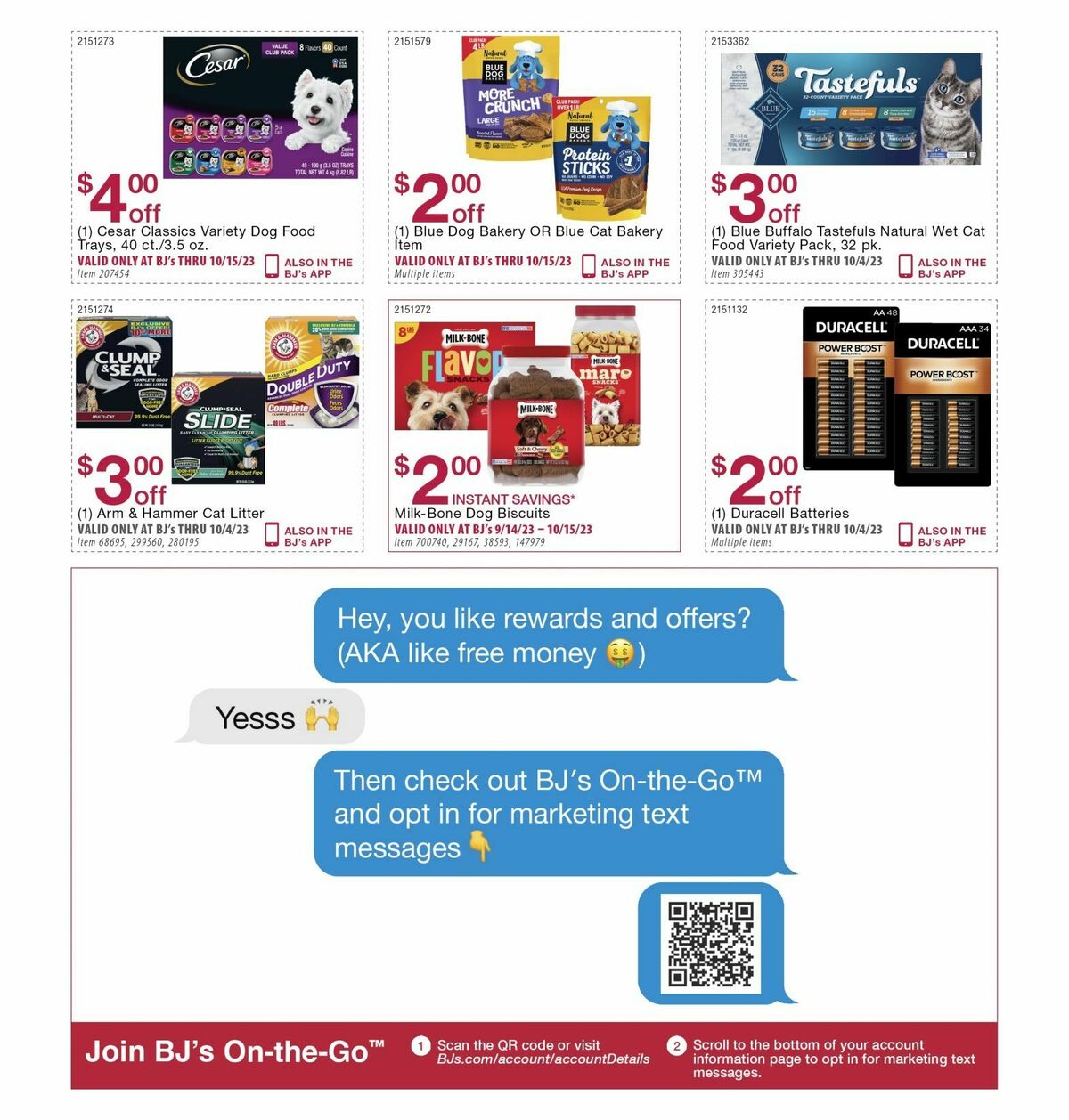 BJ's Wholesale Club Weekly Ad from September 25