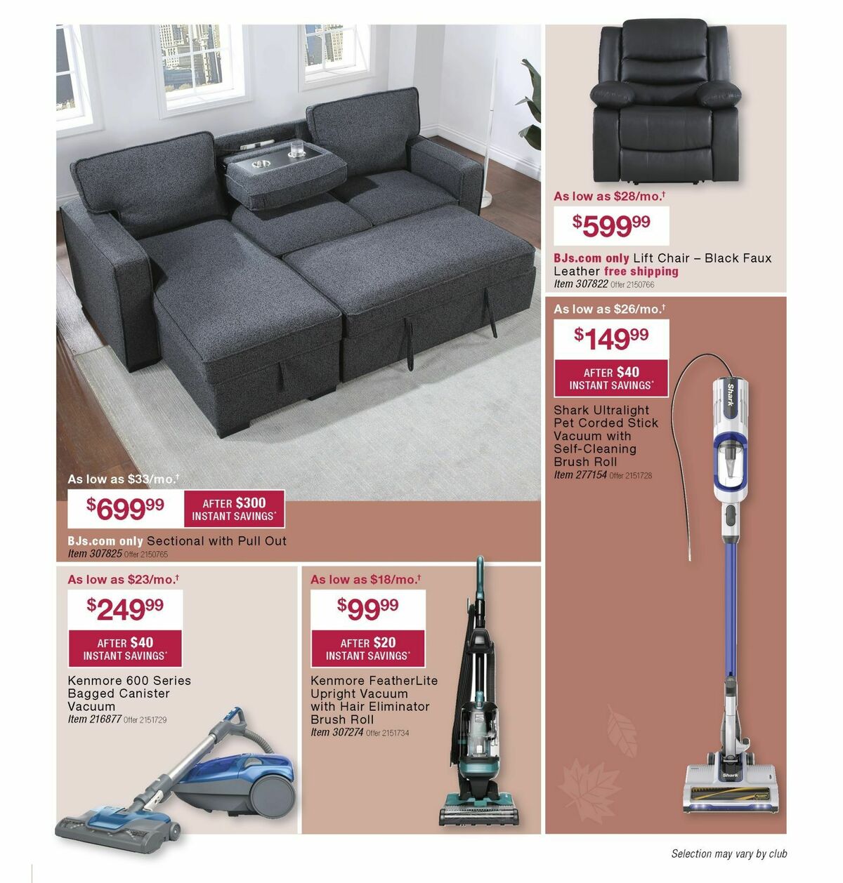 BJ's Wholesale Club Weekly Ad from September 25