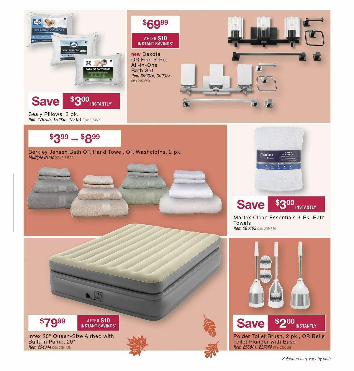 BJ's Wholesale Club Weekly Ad from September 25