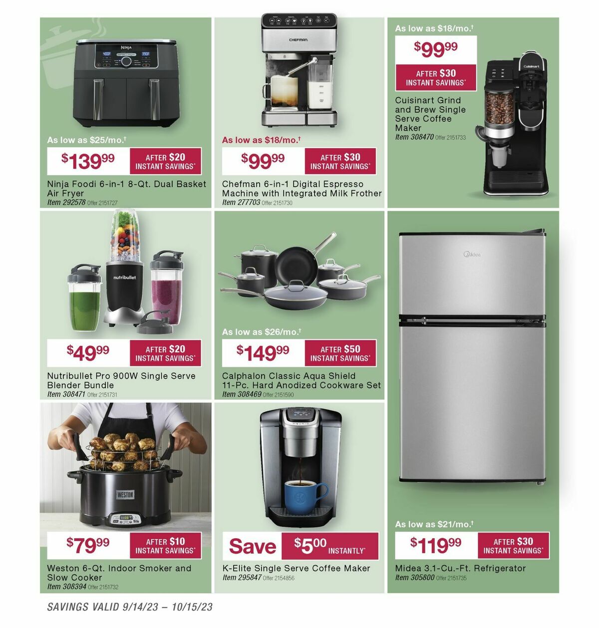 BJ's Wholesale Club Weekly Ad from September 25
