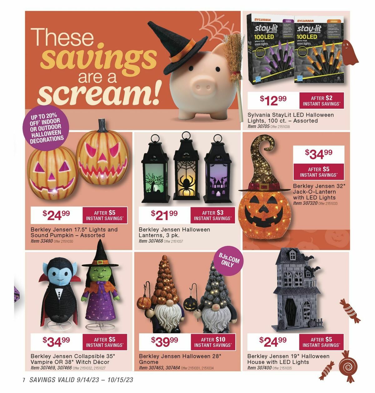 BJ's Wholesale Club Weekly Ad from September 25