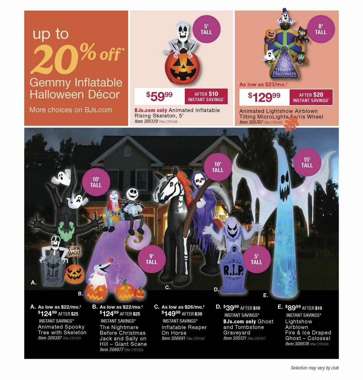 BJ's Wholesale Club Weekly Ad from September 25