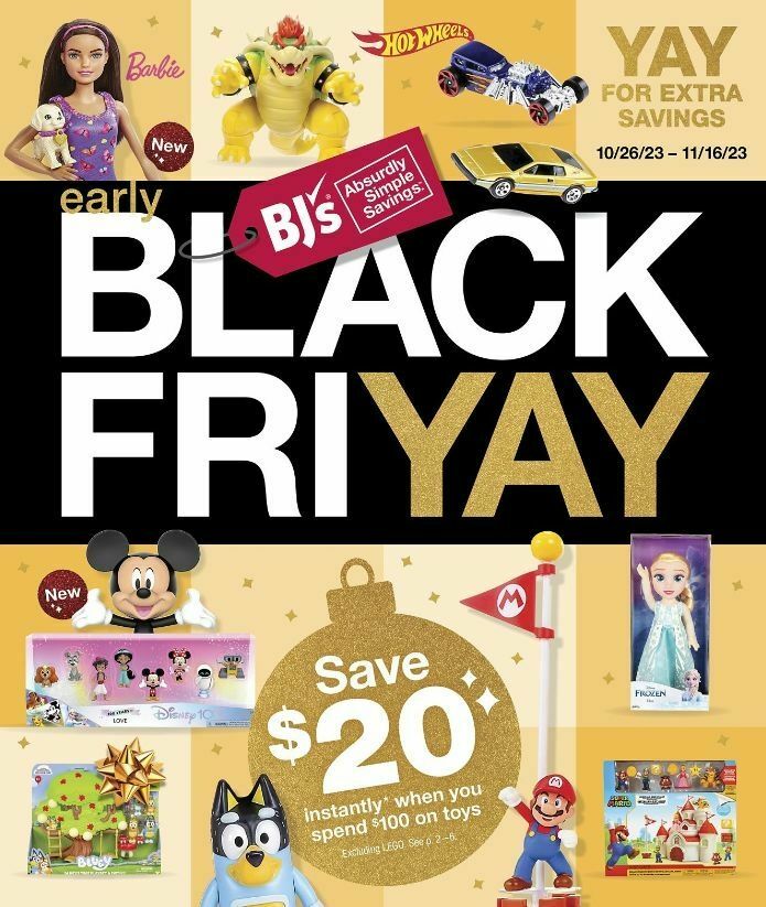 BJ's Wholesale Club Early Black Friday Savings Weekly Ad from October 26