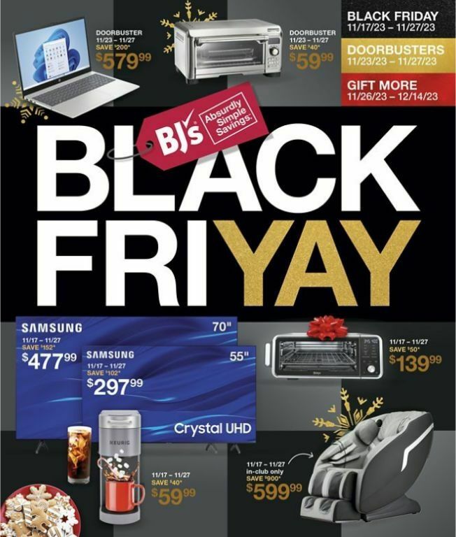BJ's Wholesale Club Black Friday & Gifting Book Weekly Ad from November 17