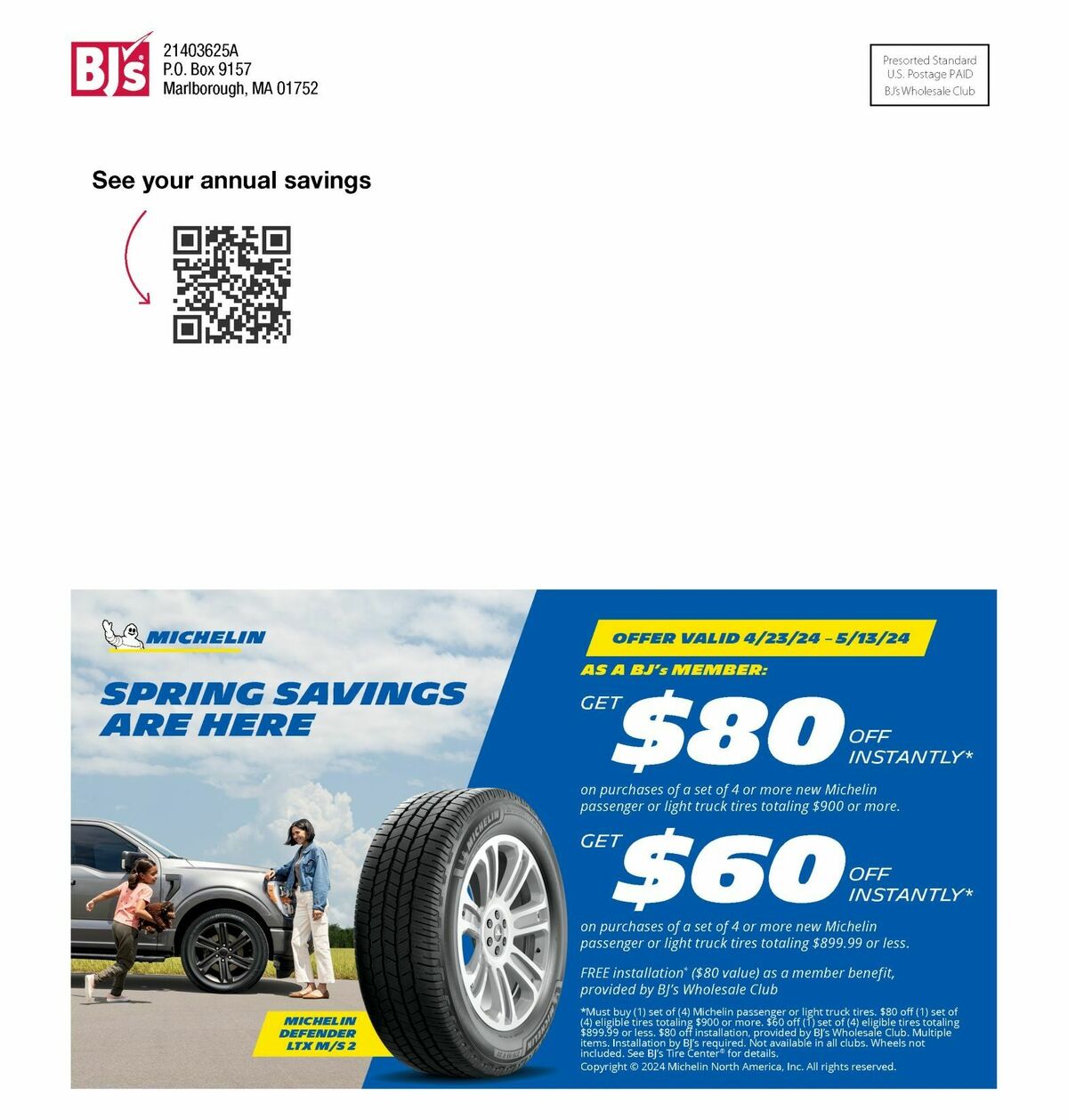 BJ's Wholesale Club Weekly Ad from April 23