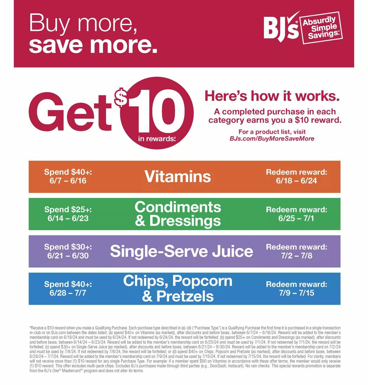 BJ's Wholesale Club Weekly Ad from June 4