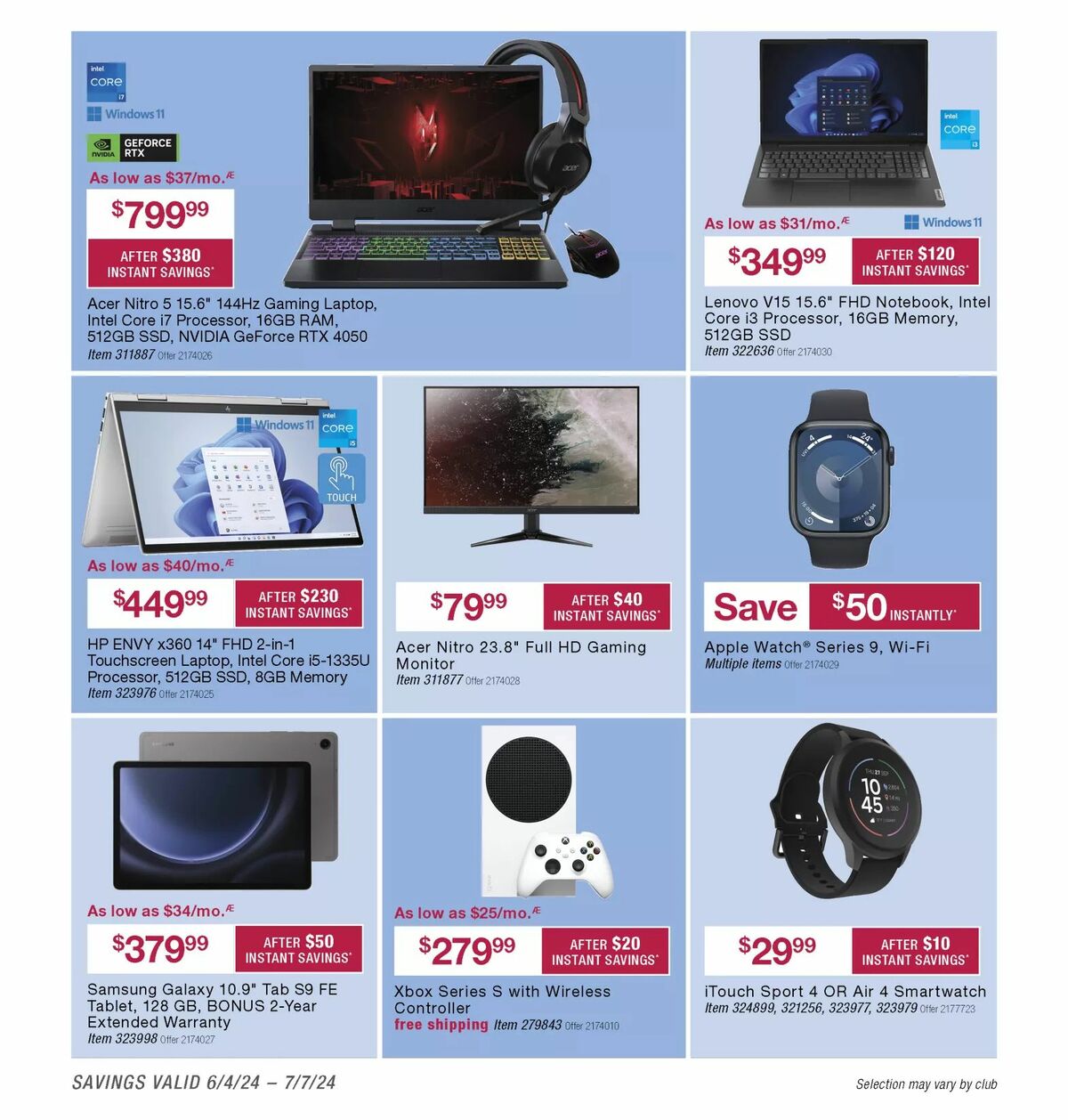 BJ's Wholesale Club Weekly Ad from June 4