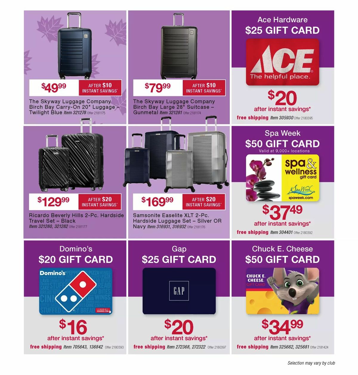 BJ's Wholesale Club Weekly Ad from September 10