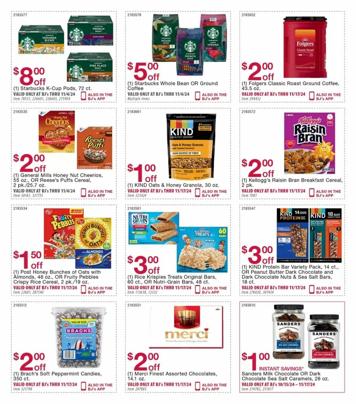 BJ's Wholesale Club Weekly Ad from October 14